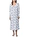Eileen West Cotton Knit Long Sleeve Long Nightgown - Main View