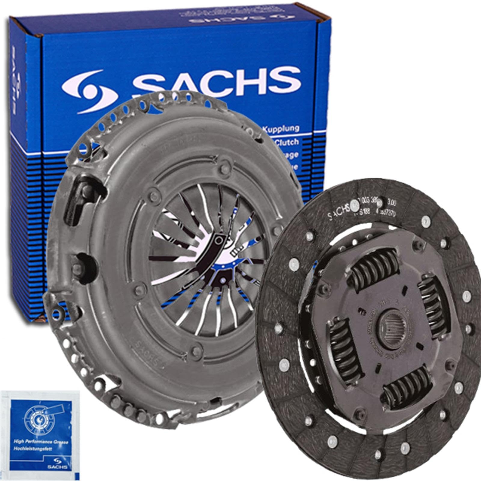 SACHS 3000 950 098 Kit D'Embrayage pour Volkswagen Polo III (6R1, 6C1) 2009-2022 et autres véhicules