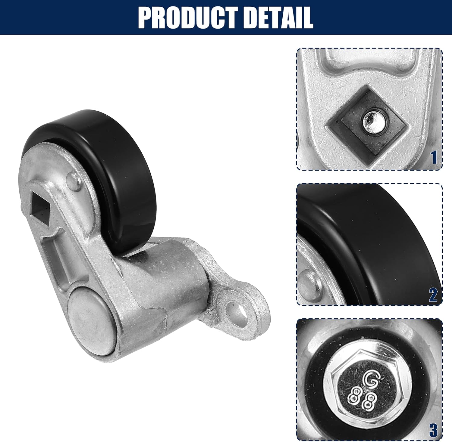 Hihaha 1Pcs Car Drive Belt Tension Pulley Belt Tensioner 12562065 12565372 12580196 for Cadillac for Chevrolet Escalade Silverado Suburban Tahoe for GMC Yukon Envoy Savana for Hummer H2 : Automotive