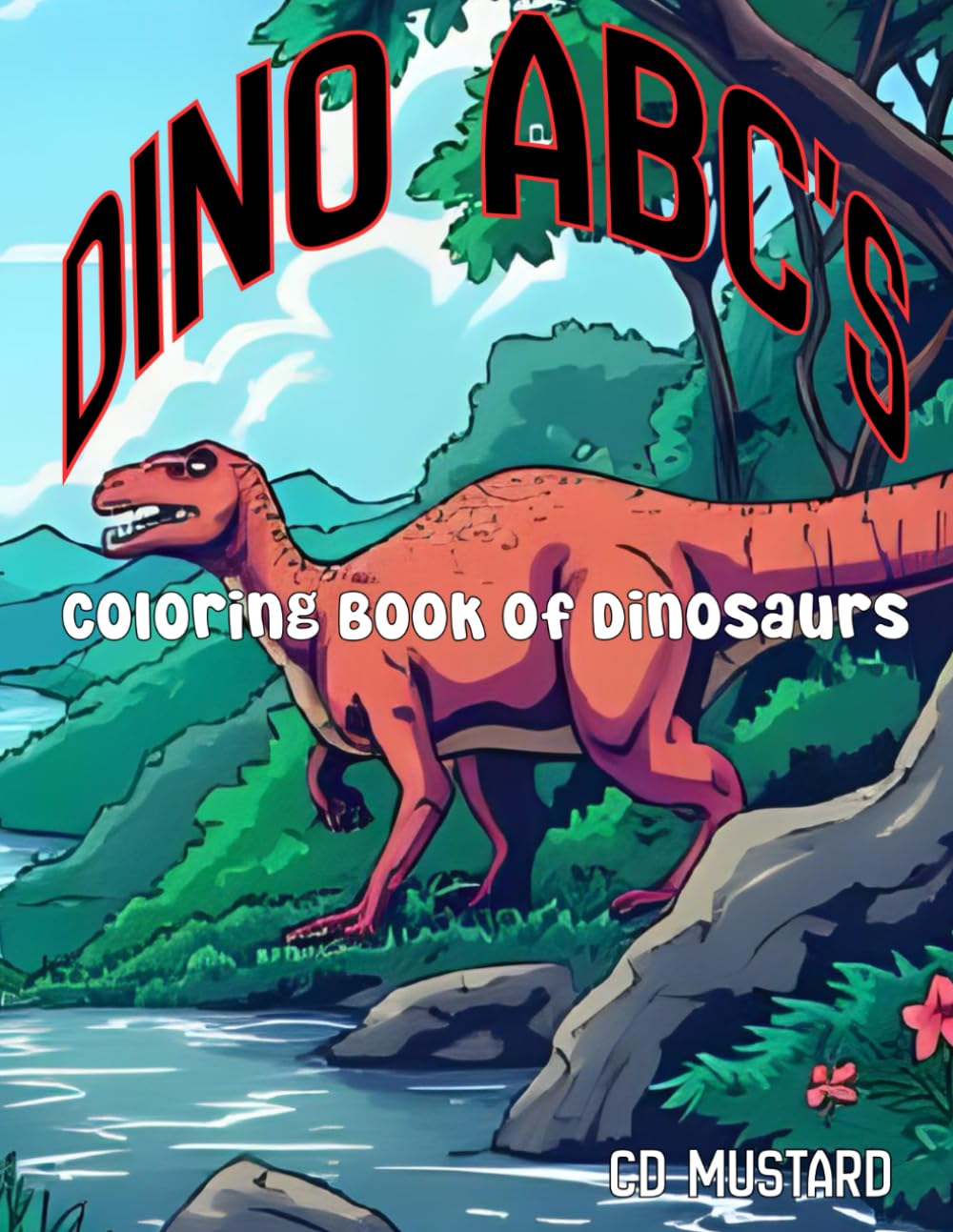 Dinosaur ABC's: Coloring Book of Dinosaurs