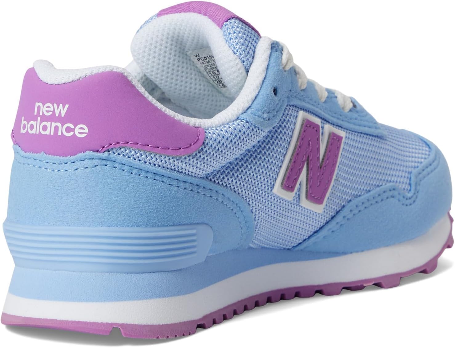 New Balance 515 V1 Lace-up Sneaker, Electric Sky/Passion Fruit, 11 Wide US Unisex Little_Kid - Image 5