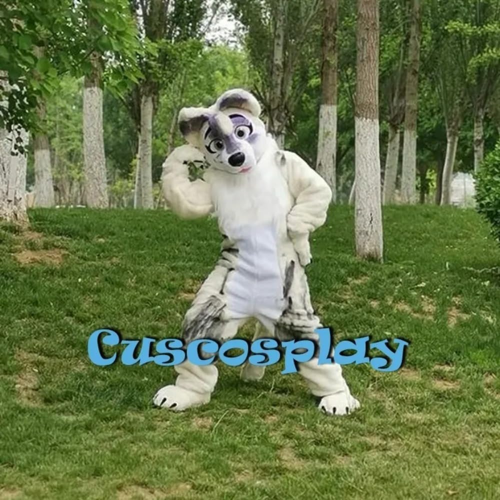Fox Dog Husky Furry Cartoon Mascot Costume Fursuit