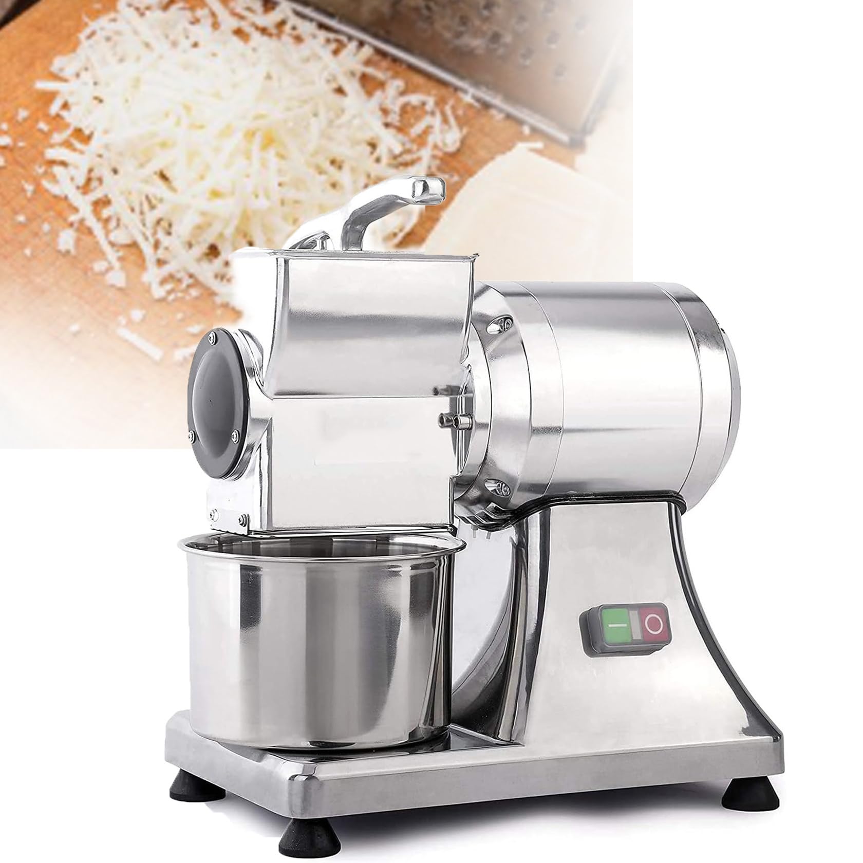 Déchiqueteuse d'aliments 550w, Hachoir à Fromage électrique Commercial, râpeuse à Fromage, pour Fromage, Fruits, légumes