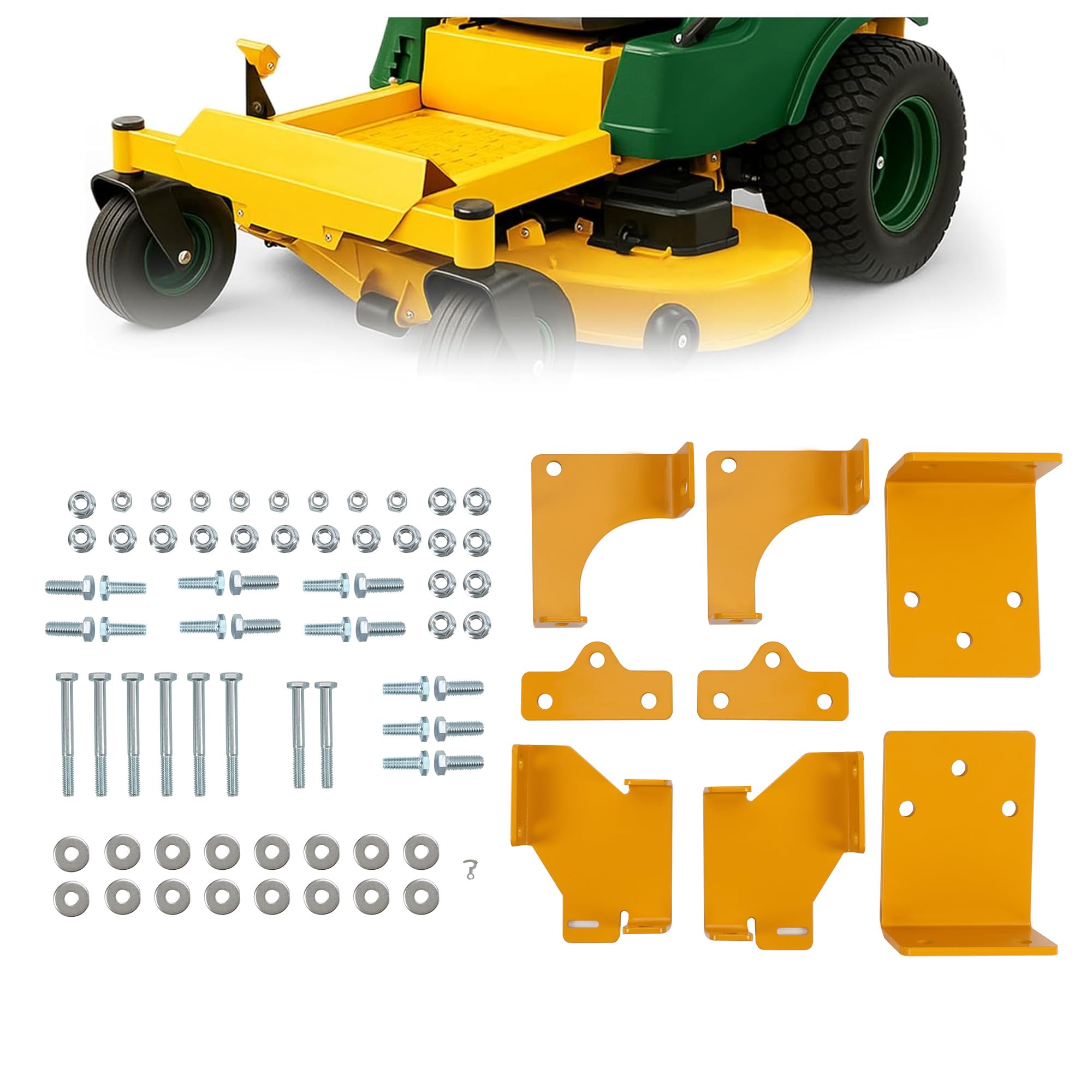 ALMULOO Transmission Bracket Kit Compatible with Hustler Raptor SD SDX Hustler Raptor 42", 48", 54", and 60" Replace for Zero Turn Mower Part# 125255 125255, 552564, 552565, 552566, 552567-image-6