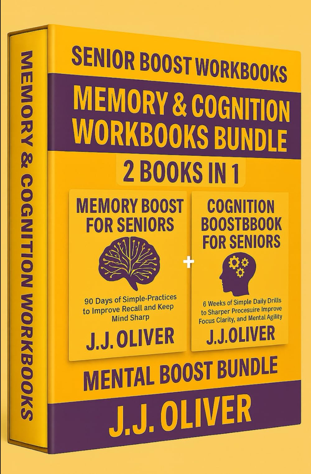 Memory & Cognition Workbooks Bundle: 2 Books in 1 (Senior Boost Workbooks Series)