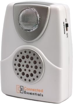 Telephone Ringer Amplifier with Flashing Light for Landline Phones and BT Digital Voice, Wall Mountable, up to 105dB - CEA-40 by Connected Essentials