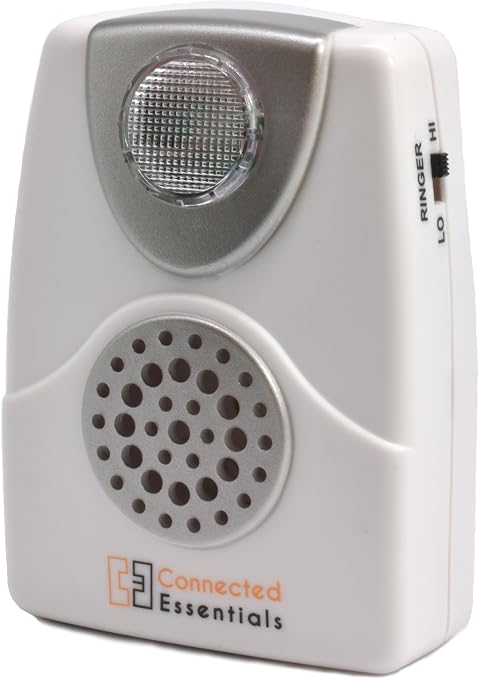Telephone Ringer Amplifier with Flashing Light for Landline Phones and ...