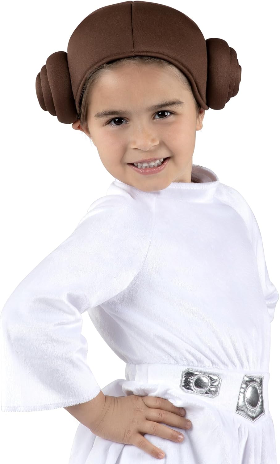 STAR WARS Princess Leia Toddler Costume - Fabric Dress and Belt with Fabric Headpiece