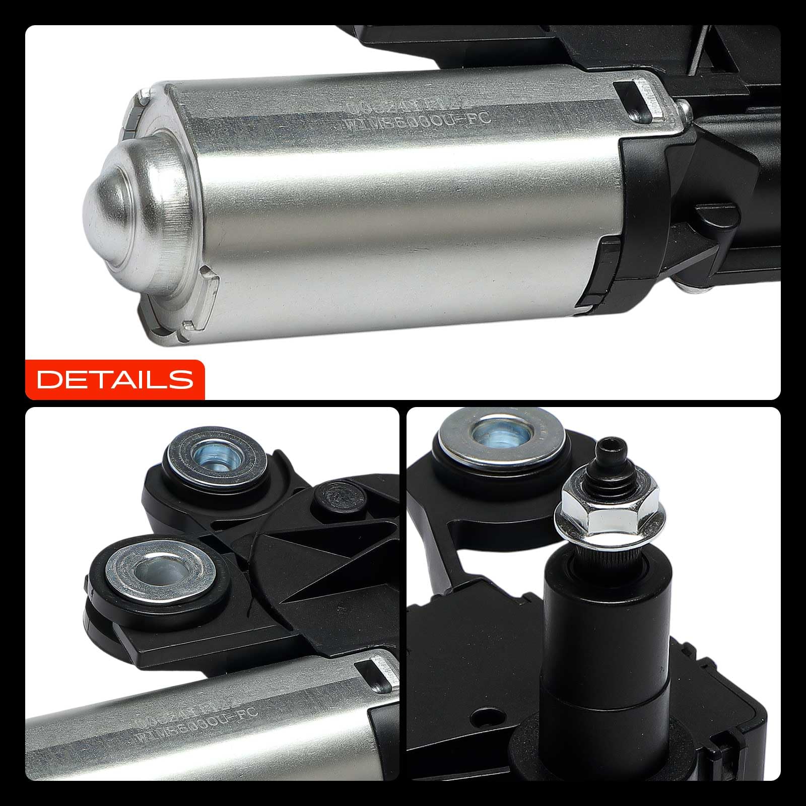 Frankberg Motore Tergicristallo Motore Tergicristallo Parabrezza Compatibile con A4 Avant 8K5 A3 Sportback 8PA A4 Avant 8E5 A3 8P1 A6 Avant 4F5 Replace# 8E9955711D