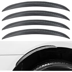 Guardabarro Delantero Citroen C3 Protectores de Arco de Rueda de Coche, 4 piezas Guardabarros Universales para Coche Llantas de guardabarros de rueda Extensión de guardabarros de coche Franja protectora de arco ancho 33 cm