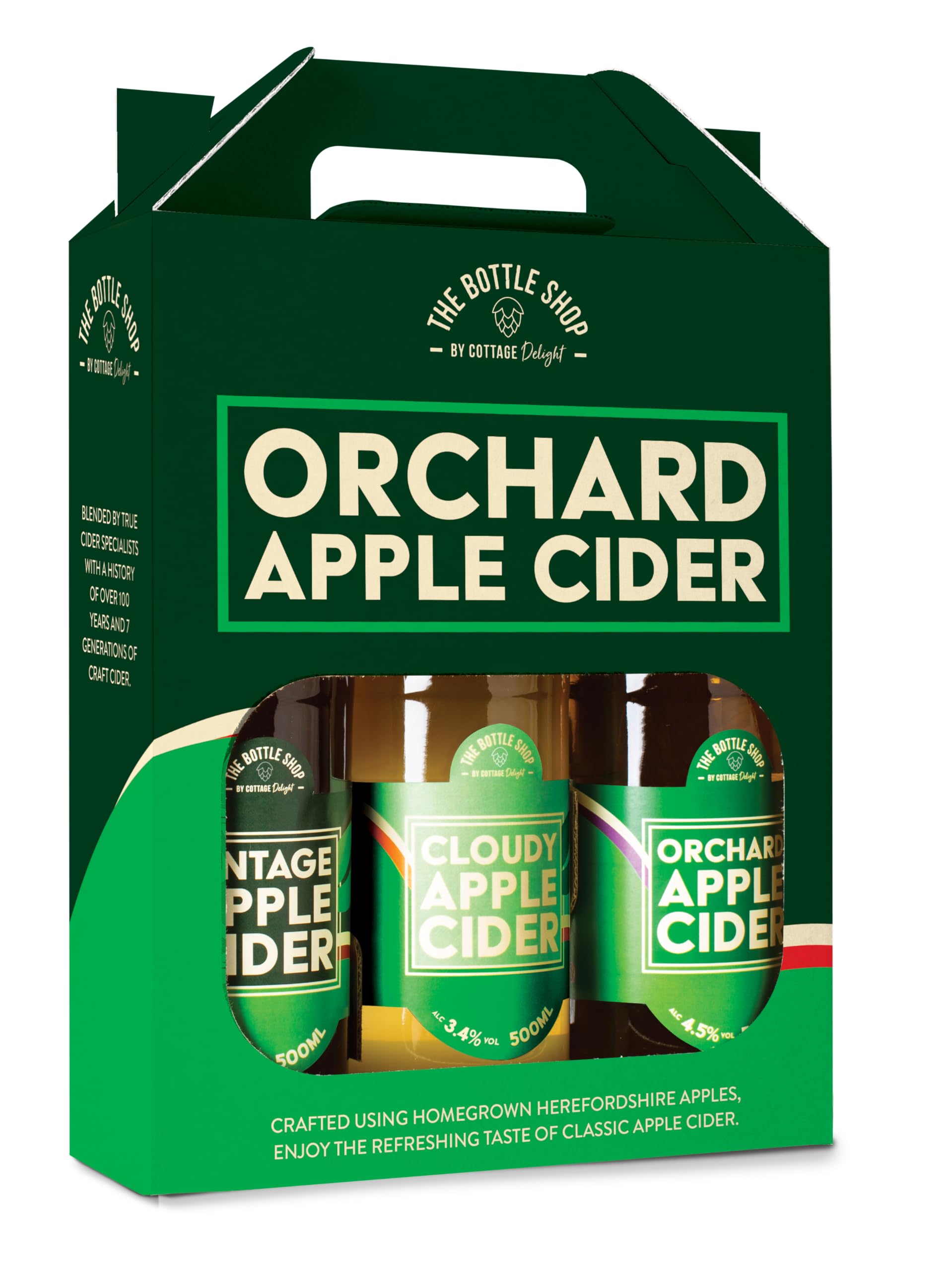 Cottage Delight - Orchard Apple Cider Variety Pack, 3 x 500ml