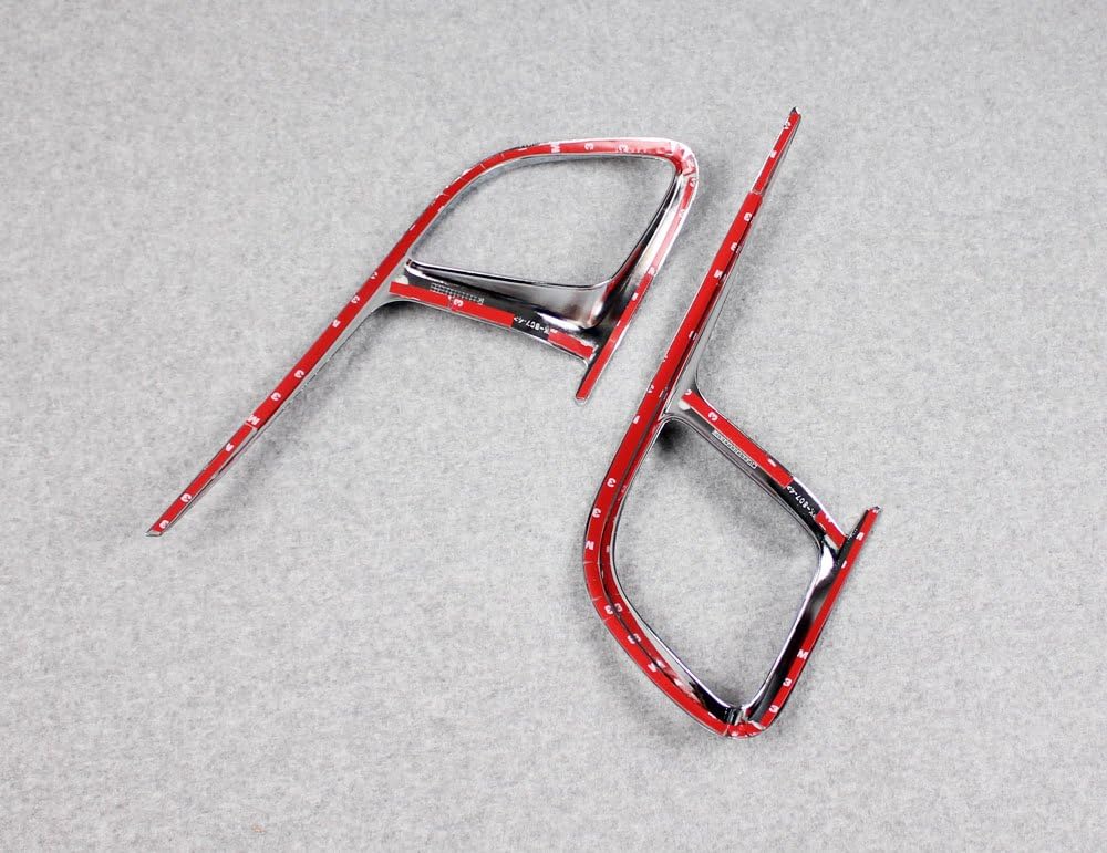 Beautost Fit for Toyota Highlander 2015 2016 2017 2018 2019 Chrome Rear Fog Light Lamp Cover Trim