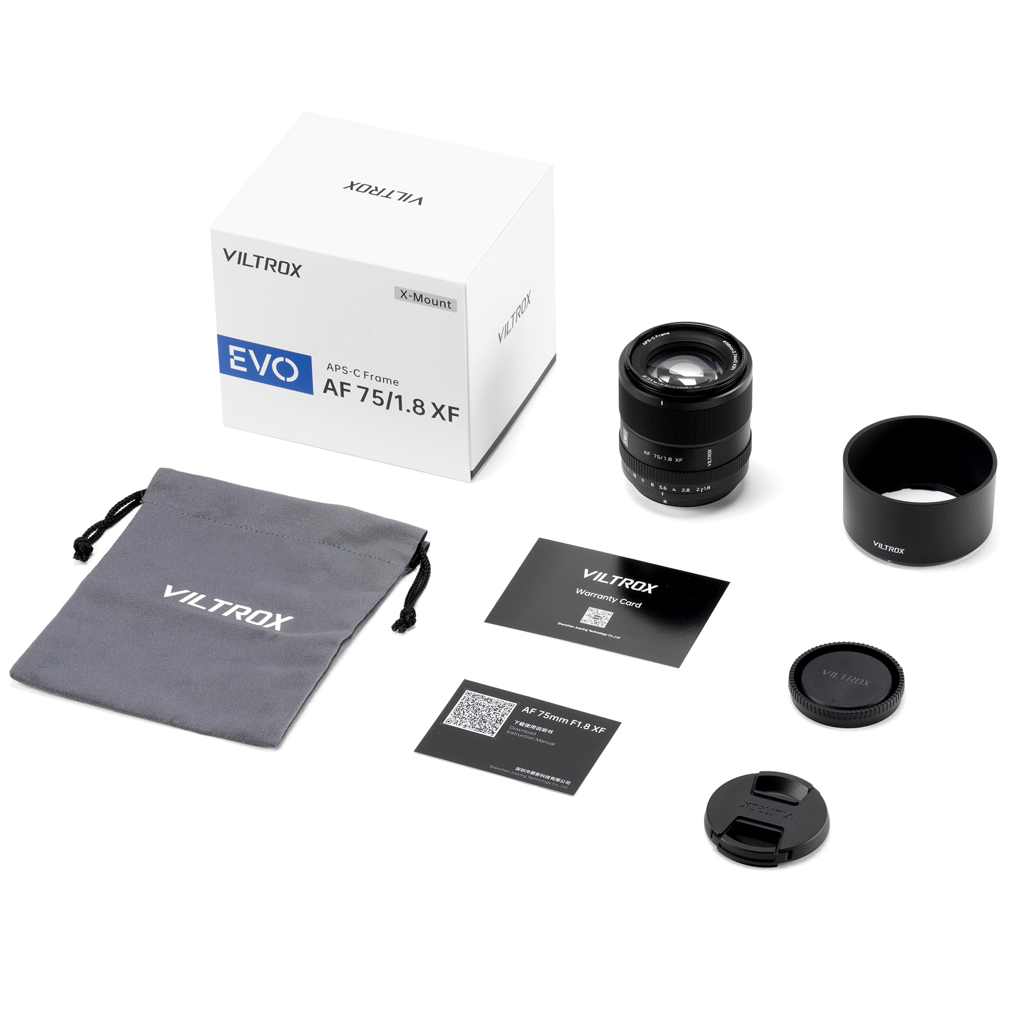 Amazon.co.jp: VILTROX AF 75mm f1.8 EVO XF Fujifilm Xマウント用
