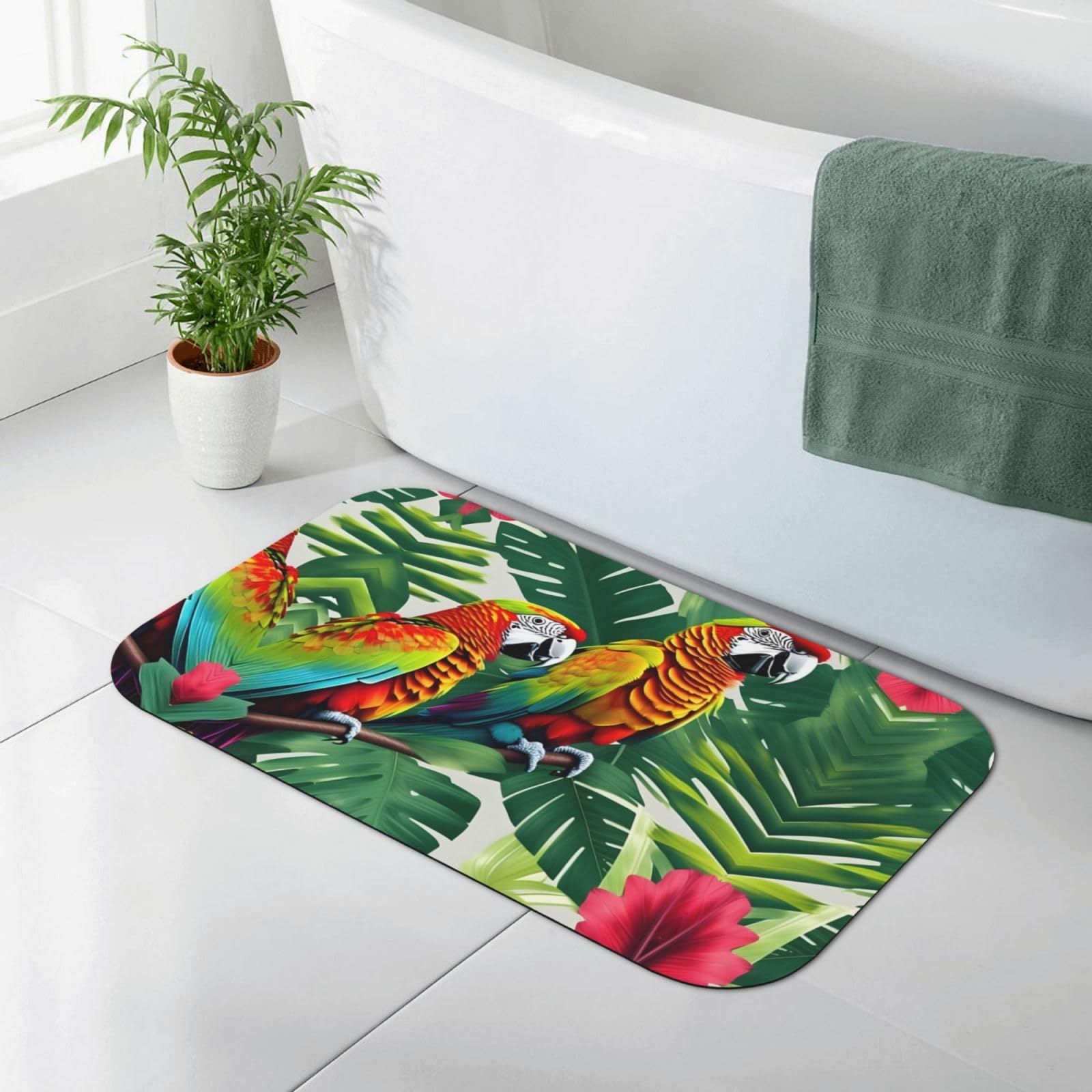 Tapis de douche anti-glissade en terre de diatomée douce