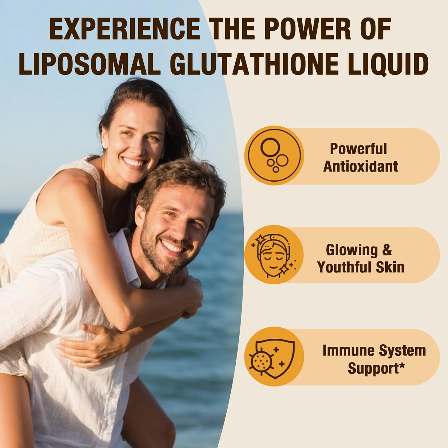 Liposomal Glutathione Liquid 2000MG – Antioxidant Detox Supplement for Women & Men, Aging Defense, Liver Function & Energy, with Hyaluronic Acid + Aloe Vera + Vitamin C, Natural & Vegan, 2 FL.OZ - Image 5