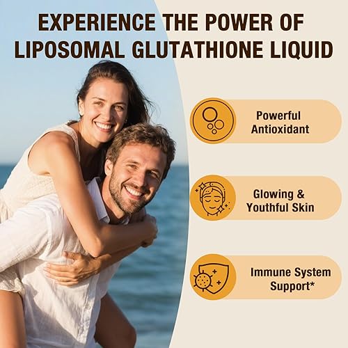 Miniatura 5 de Líquido de glutatión liposomal de 2000 MG, fabricado en los Estados Unidos, suplemento de glutatión reducido, absorción mejorada, sin OMG, potente