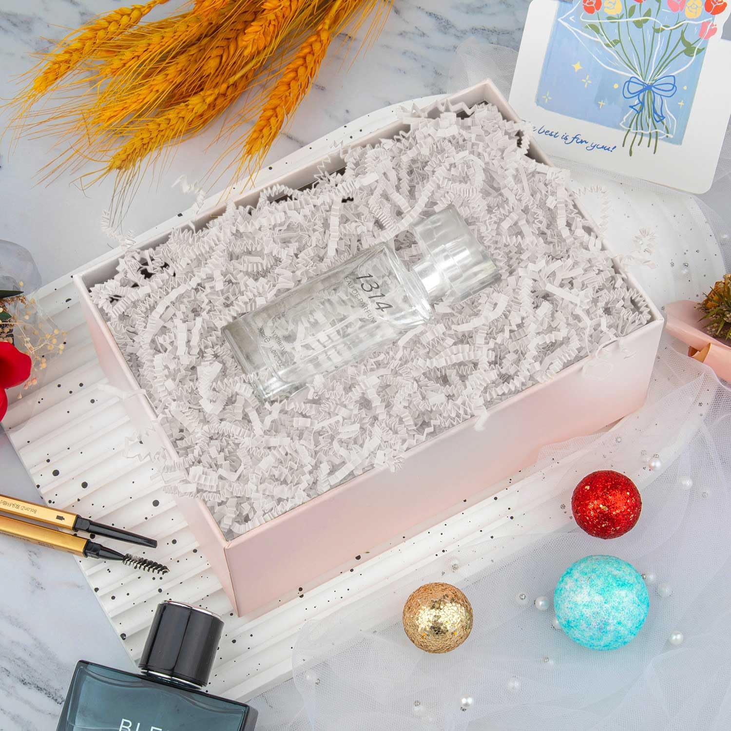 8.5oz Crinkle Paper Filler, Gift Baskets Gift Boxes Crafts Shredded Cut Paper Packaging Decorative Stuffing & Cushioning Confetti for Easter Birthday Wedding Party Favor White - Image 7