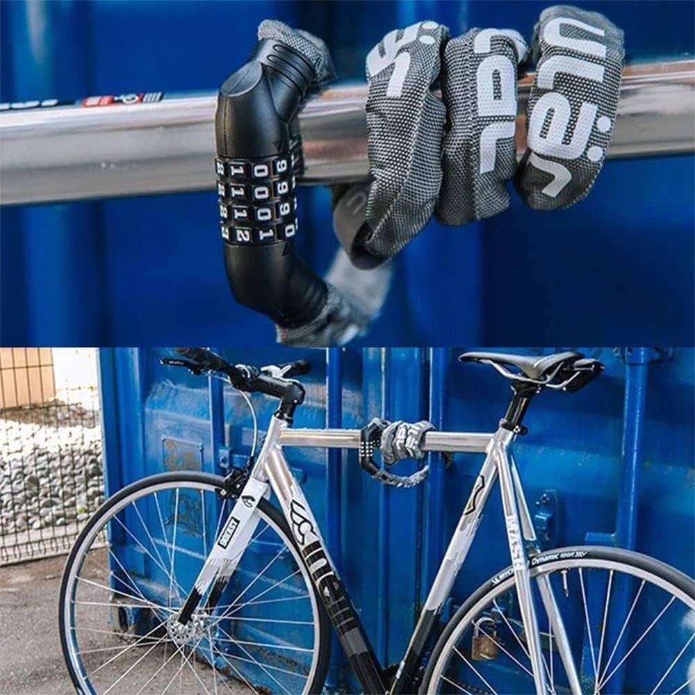 Amazon | ULAC 自転車 チェーンロック 鍵 ダイヤルロック