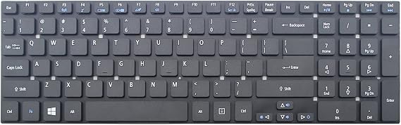 US Keyboard For Acer Aspire Laptops - Compatible With MP-10K33U4-6983, PK130IN1B00, PK130N42A00, Q5WV1, VA70 Models