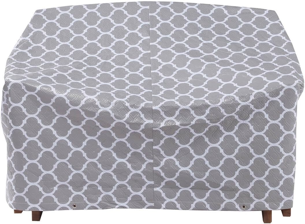 Fox Valley Traders Trellis Pattern Quilted Glider Cover, 78" L x 33" H x 37" W