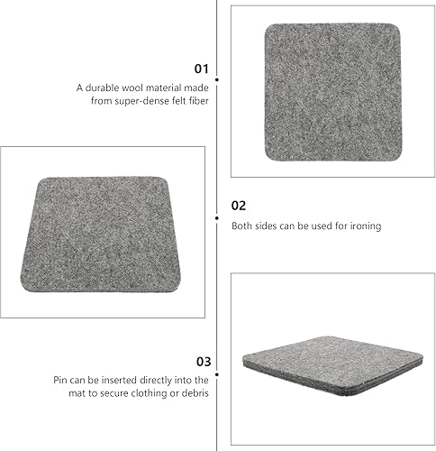 Miniatura 2 de Estera de prensado de fieltro portátil, almohadilla de planchado, tabla de planchar compacta, alternativa, ideal para manualidades, fieltro,