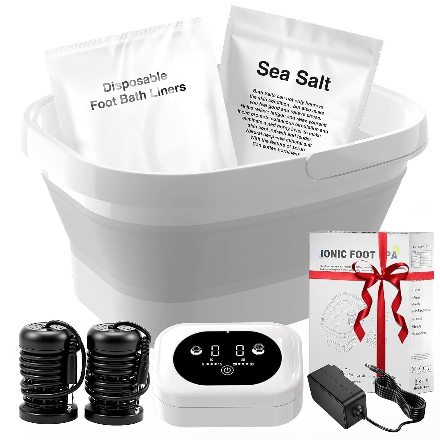 Photo 1 of Olixie Ionic Foot Bath Detox Machine - White