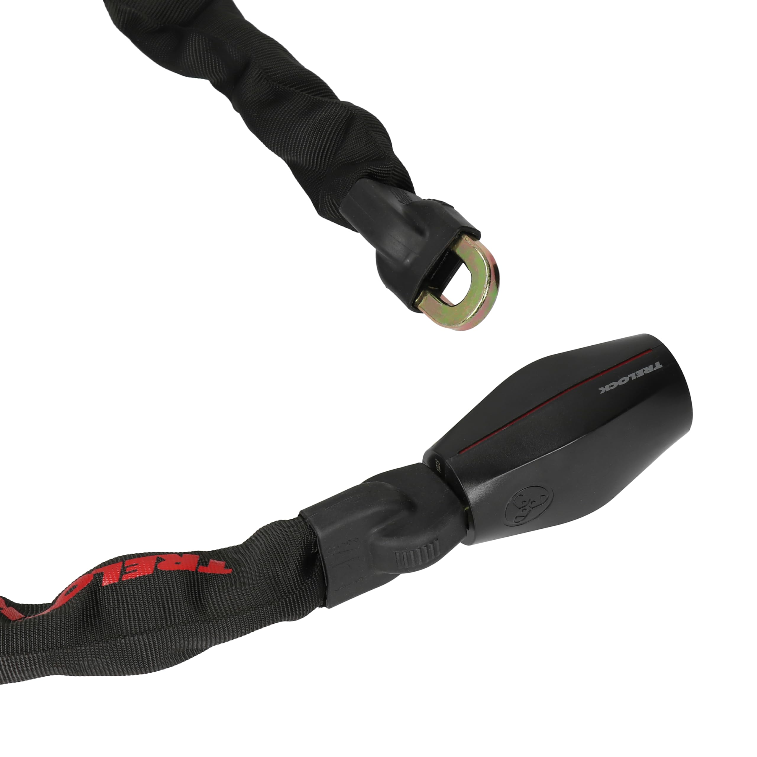 TRELOCK BC 680 Kettenschloss – Länge 110 cm – Kettenglieder 9,5 mm – Sicherheitsstufe 17 – Mit 2 Schlüsseln