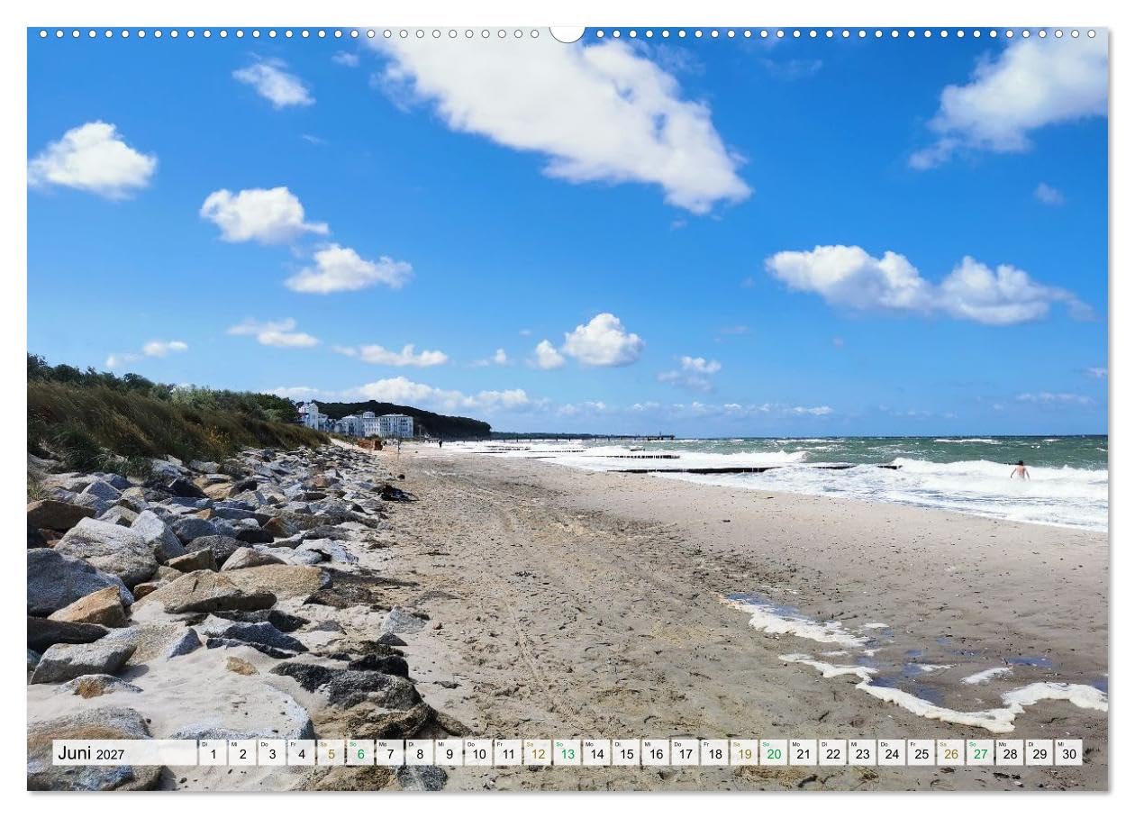 CALVENDO · Glücksmomente am Meer - Sehnsuchtsorte deutscher (Kalender 2027) | DIN A2 Querformat · Wandkalender · Küstenlandschaften · Deutsche Nordseeküste und Ostseestrände