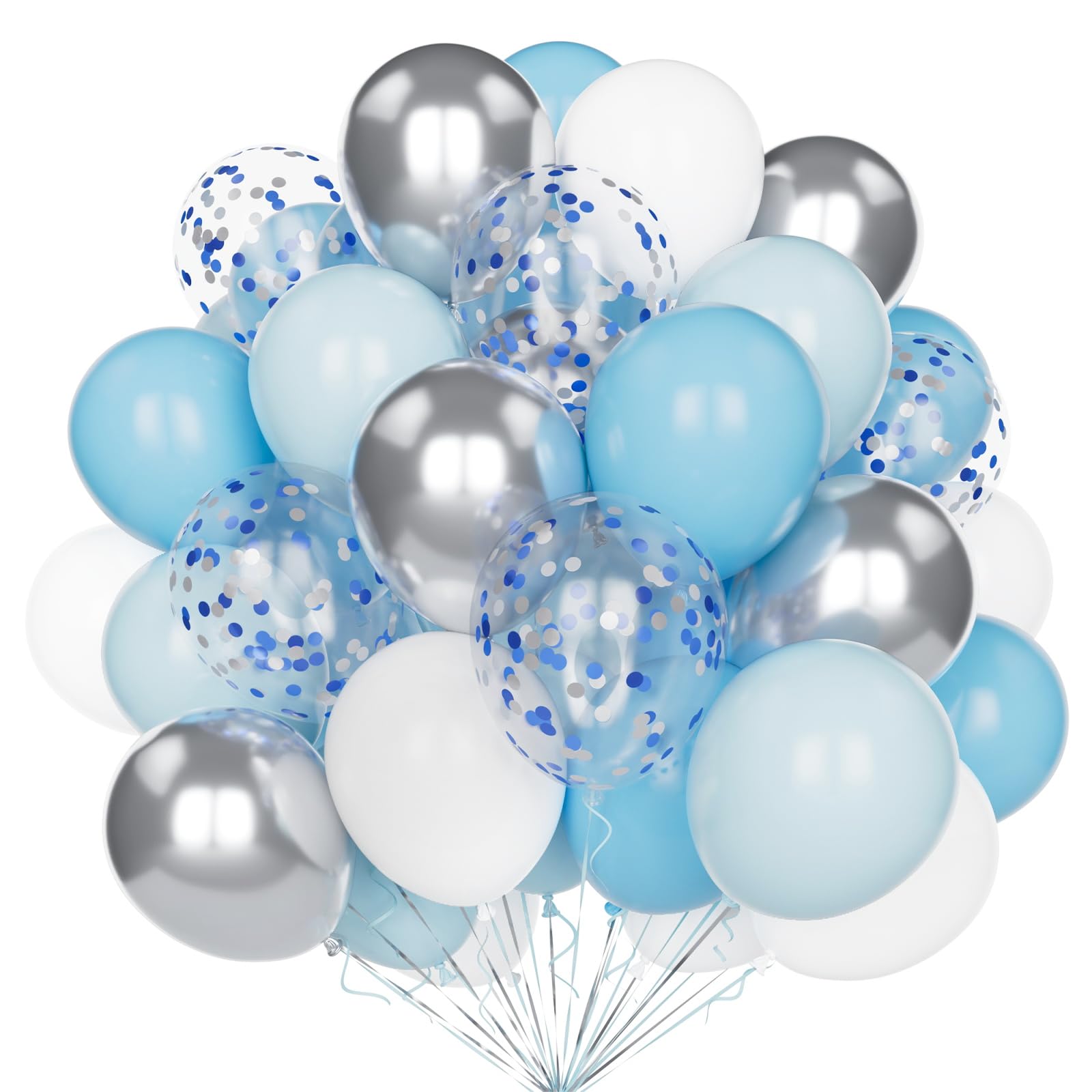 7 Rotoli Nastro Metallico Arricciato Per Palloncini | 100 Metri Cad. Oro, Argento, Rosso, Verde, Blu, Viola, Rosa | 700m Totali