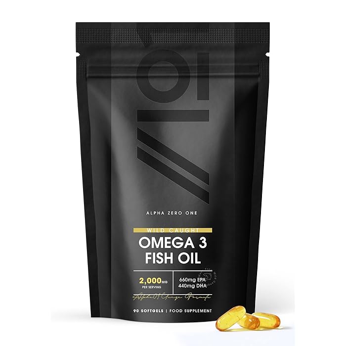 Buy Omega 3 Fish Oil 2000mg Capsules Wild Caught Marine 1000mg per