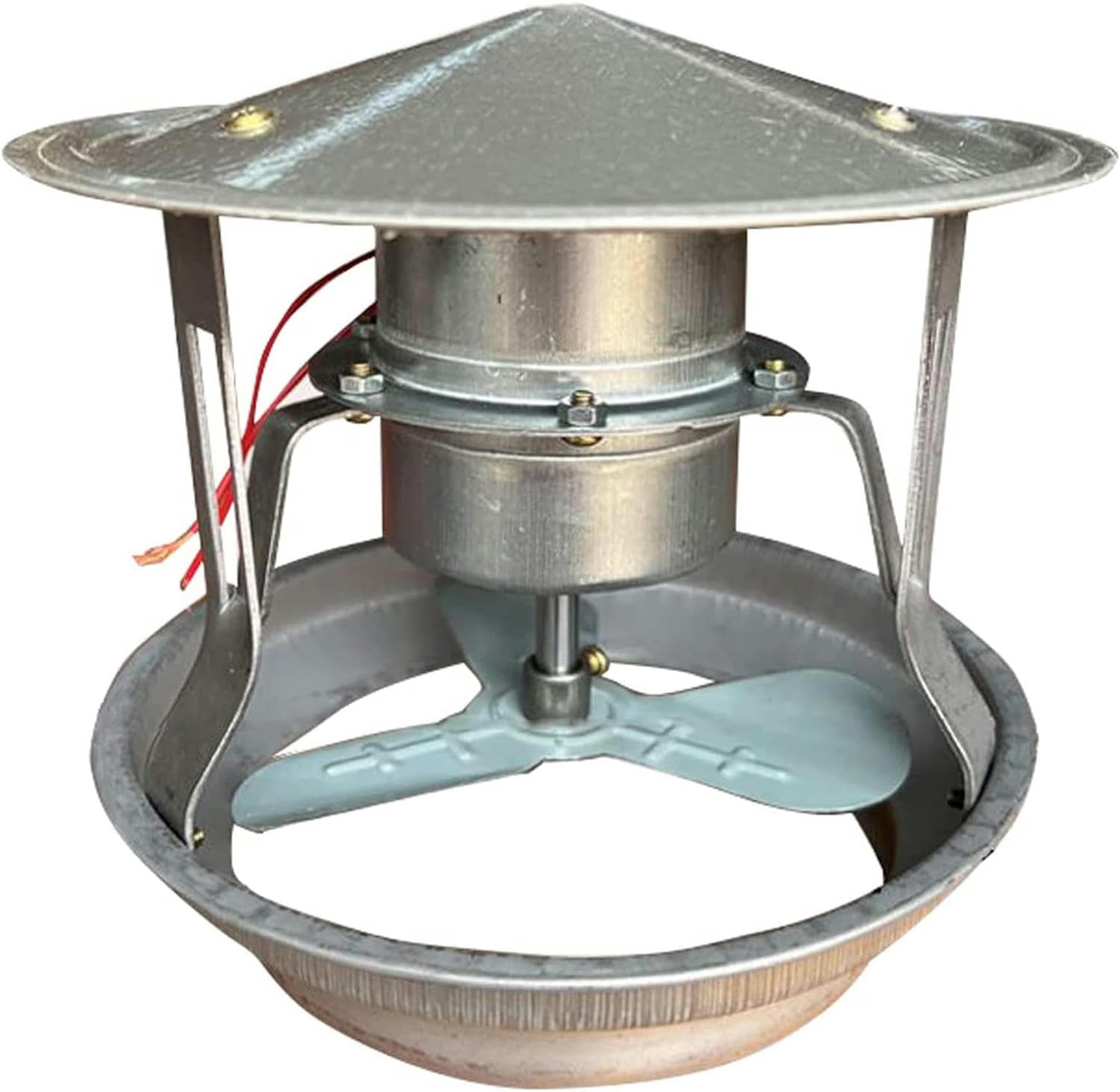Ventilateur de cheminée extracteur de fumée avec chapeau de tirage induit