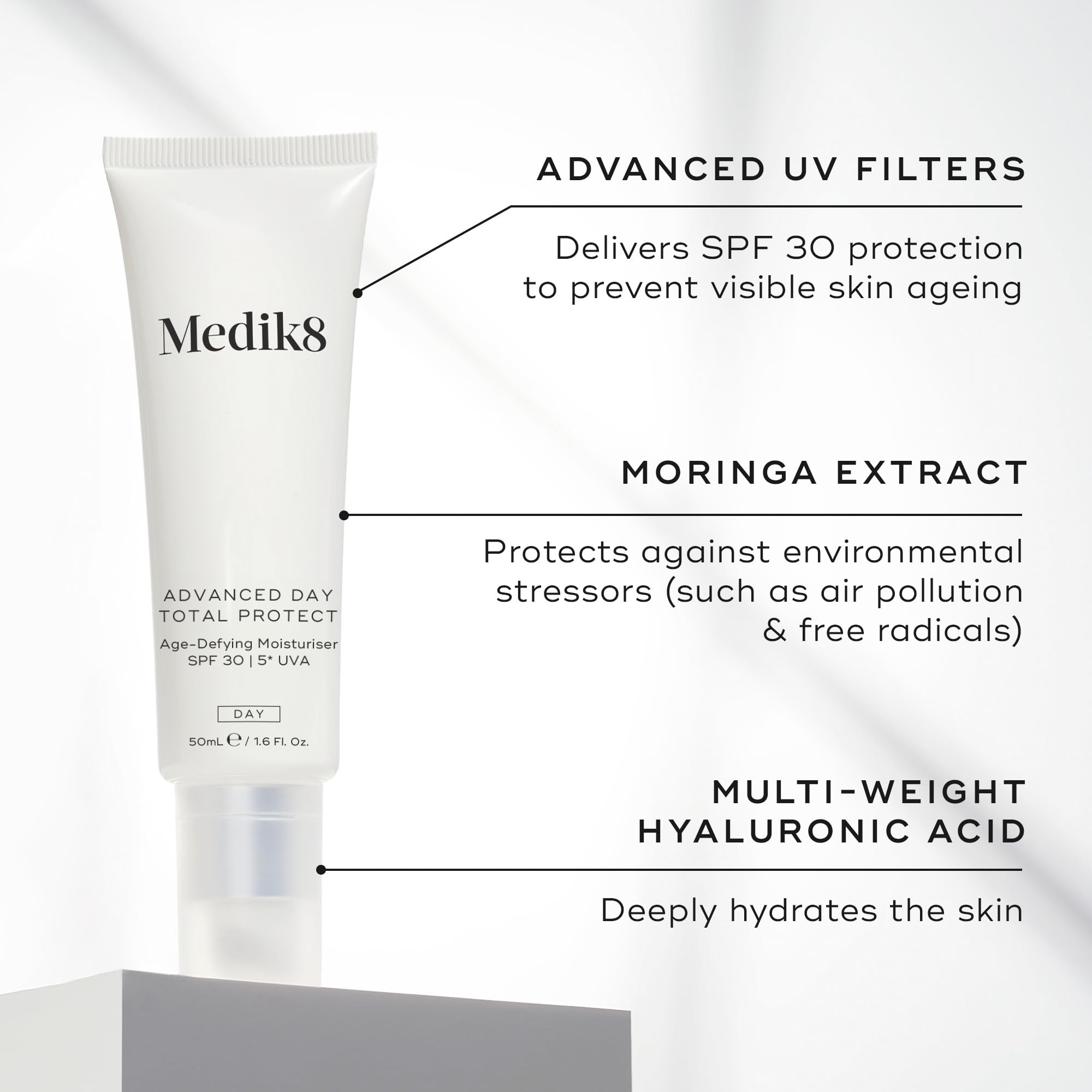 MEDIK8 ADVANCED DAY CAŁKOWITA PERFECT NAWILŻAJĄCY NAWILŻAJĄCY SPF30 50ML 50ML