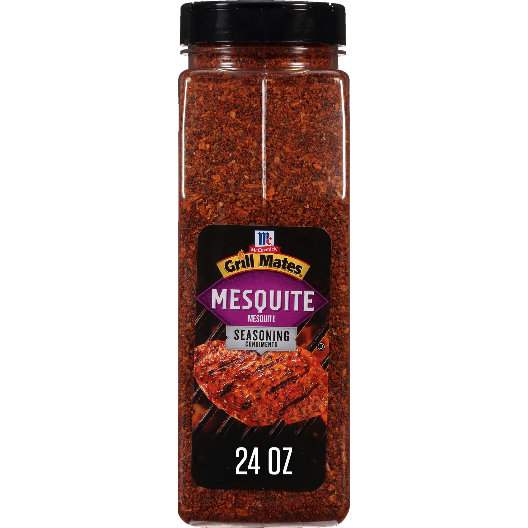 Mesquite Seasoning, 24 oz - One 24 Ounce Container of Mesquite BBQ Spice, Versatile Use in Marinades, Meats, Dressings and More