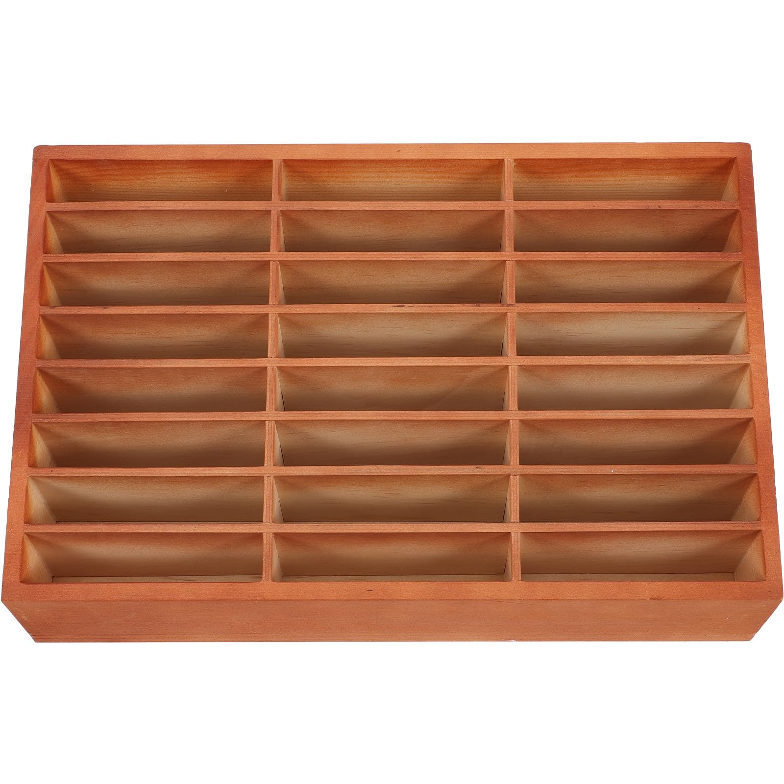 Boîte de rangement en bois et support smartphone marron pour téléphone portable