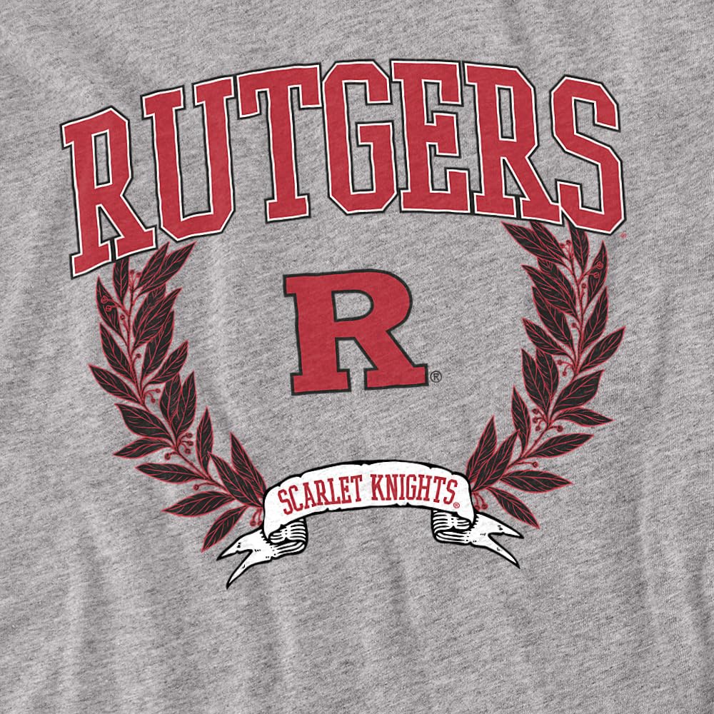 LOGOVISION Rutgers University Laurels Dark Kids T Shirt (2) for Toddler Boys and Girls, Athletic Heather