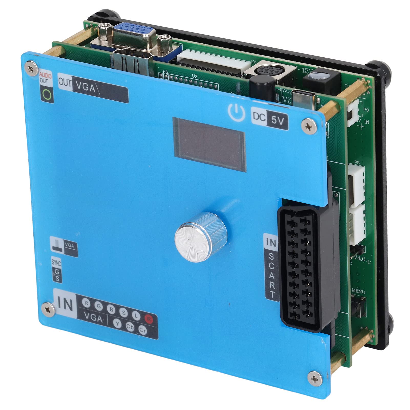 FILFEEL Convertidor de Videojuegos de Control VGA GBS de Alta Definición para LCD con Opciones de Salida Múltiple