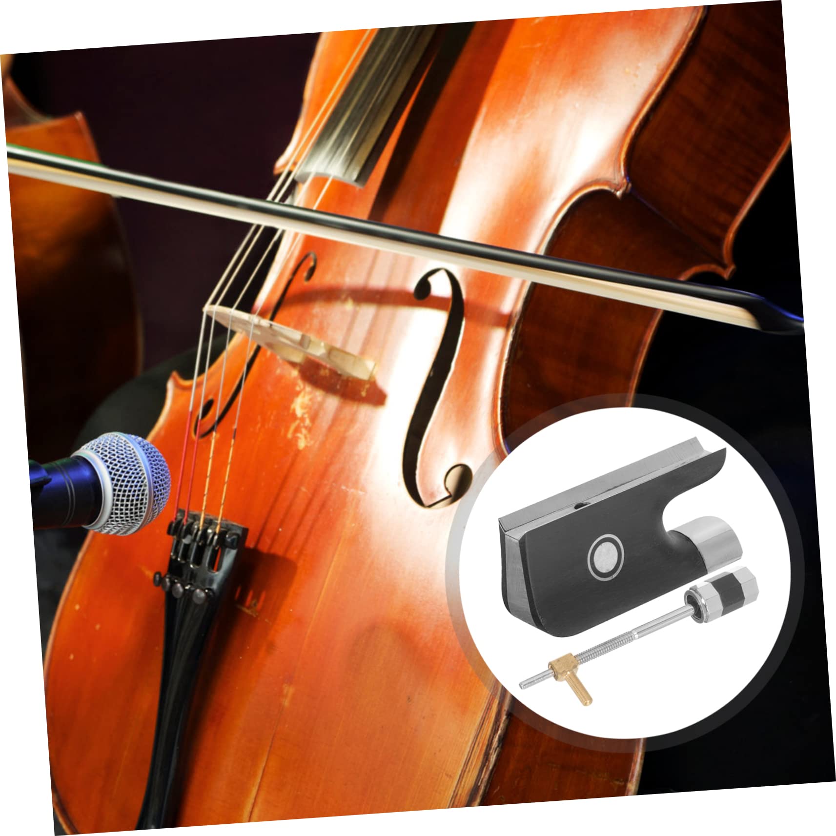 Hoement 3 Set Di Accessori A Clip Per Archetto Di Violino Con Parti Di Ricambio Per Accordatore Per Strumenti A Corda Acustici