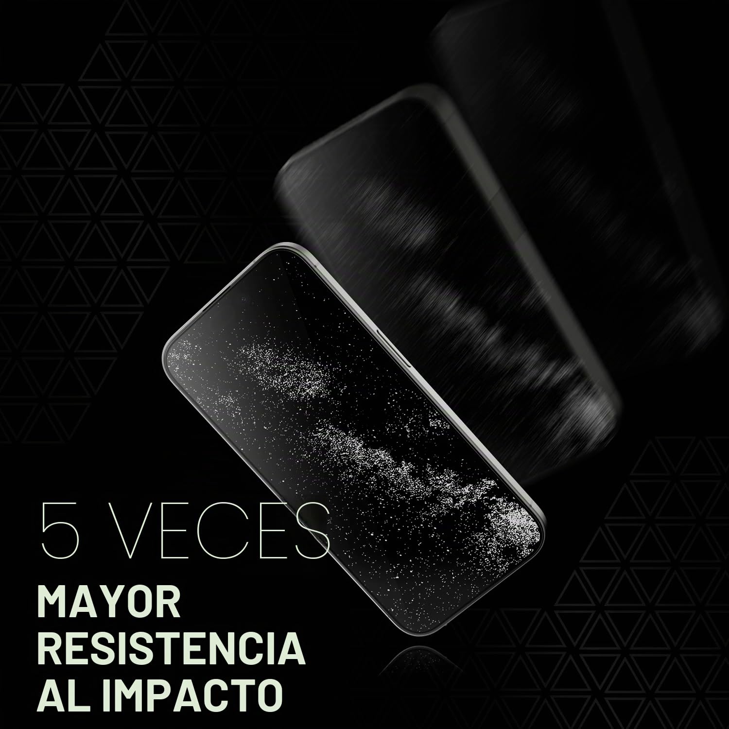 Protección de Pantalla de Cerámica PanzerGlass™ para iPhone 15 Pro - Protección de Pantalla 5 Veces Más Fuerte, Cristal Ohara con Fuerza Astronómica, Instalación Fácil