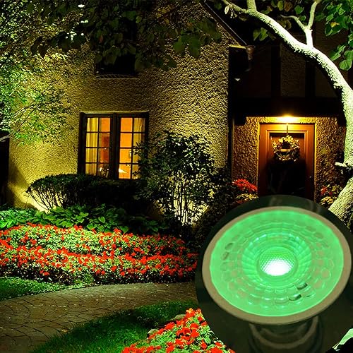 Miniatura 7 de Bombilla LED RGB MR16, bombilla MR16 rojo, verde y azul, 12 V 5 W, foco base GU5.3 pines, bombillas equivalentes a 50 W no regulables