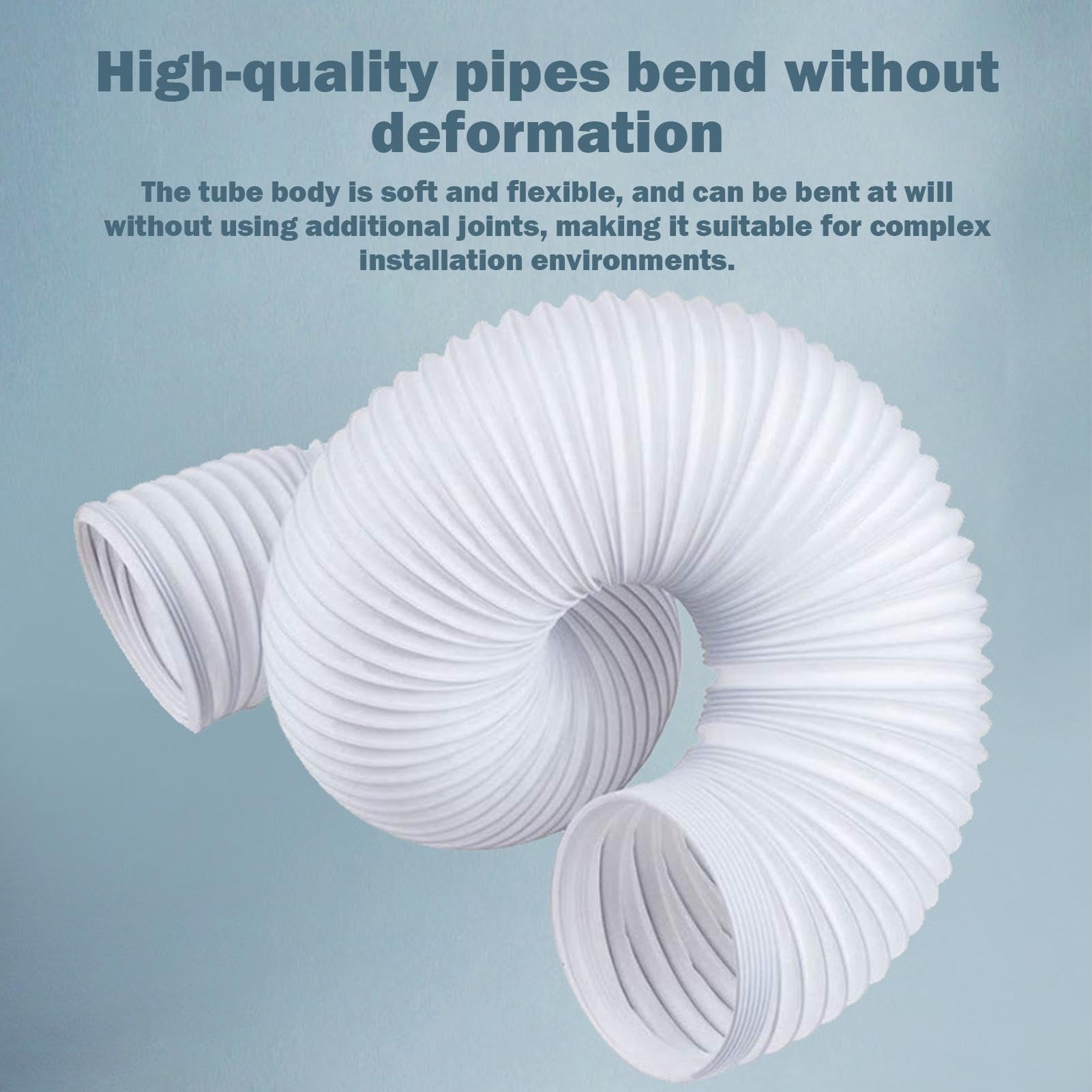 Tubo Climatizzatore, Tubo Di Scarico Aria Condizionata Mobile | Tubo Di Scarico Filettatura Antioraria, Diametro 15 Cm E 13 Cm, Per Impianti Di Climatizzazione, Asciugatrice,Cappa Aspirante