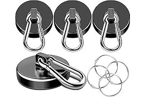 MIKEDE Strong Magnet Clips Heavy Duty 4-Pack
