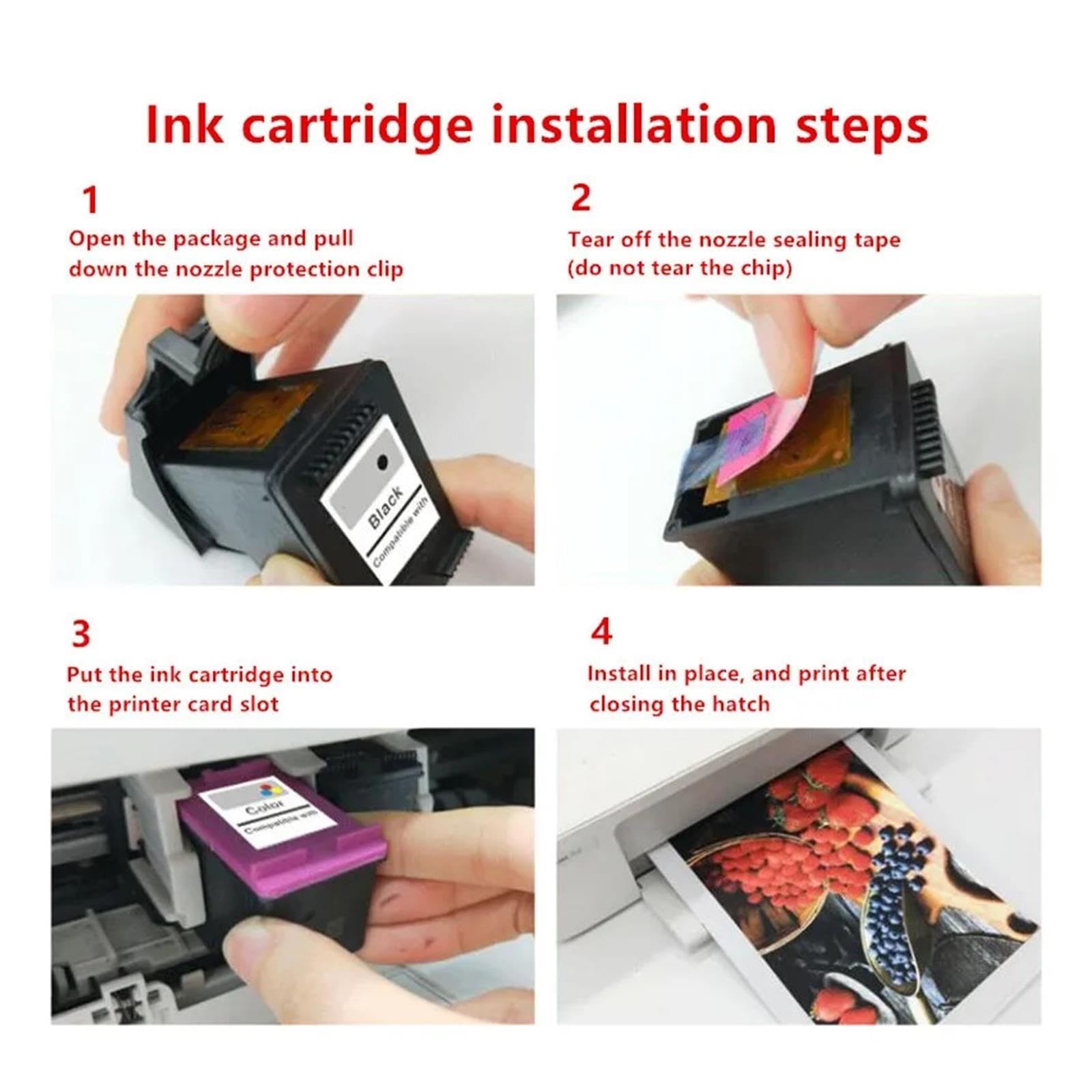 Cartuccia d'inchiostro 305 305XL 2700 2710, compatibile con HP stampanti