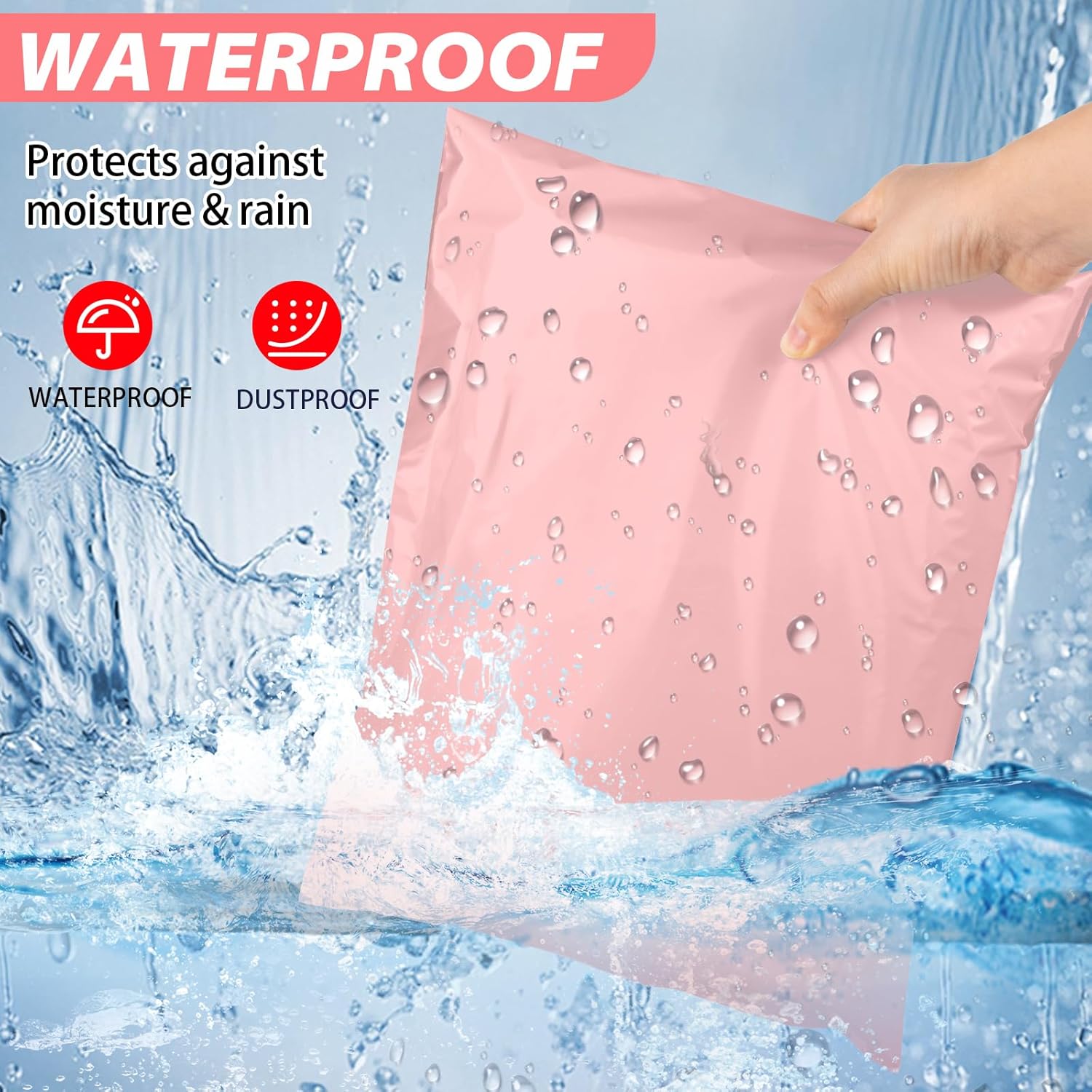Oududianzi Extra Large Poly Mailers 19x24, 100PCS Waterproof Shipping Bags, Thick Mailers Poly Bags for Shipping, Self Seal Mailing Bags, Polymailer Packaging Bags for Small Business Suppliers