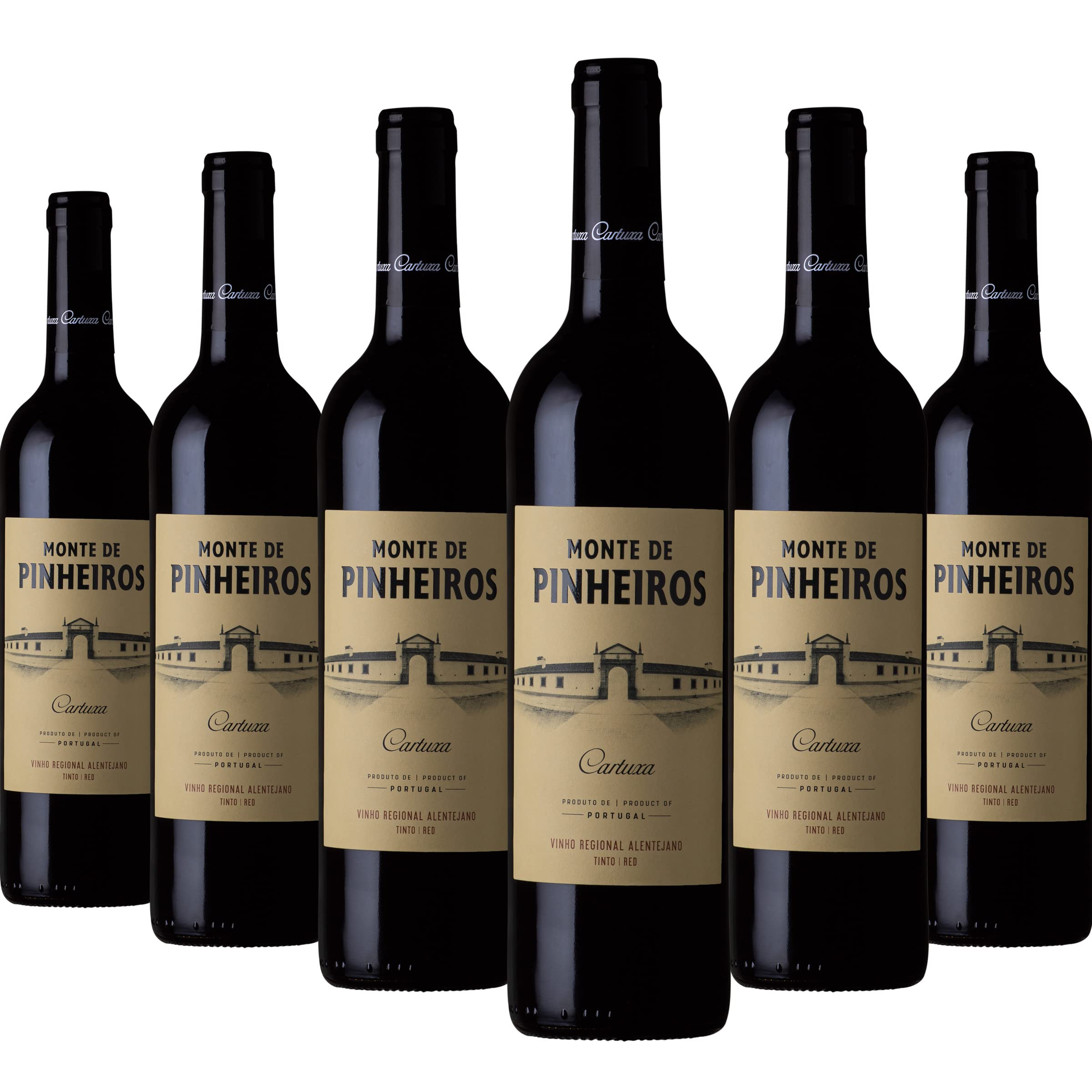 Monte de Pinheiros (Cartuxa) (6x 0,75 l) Trockener Rotwein aus Portugal