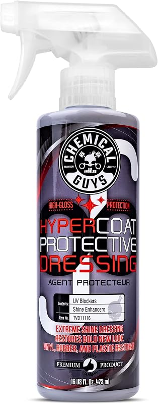 G6 HyperCoat High Gloss Dressing for Tires & Trim, 16 oz | High-gloss dressing revives vinyl, rubber, plastic, tires and trim with shine and a protective satin layer