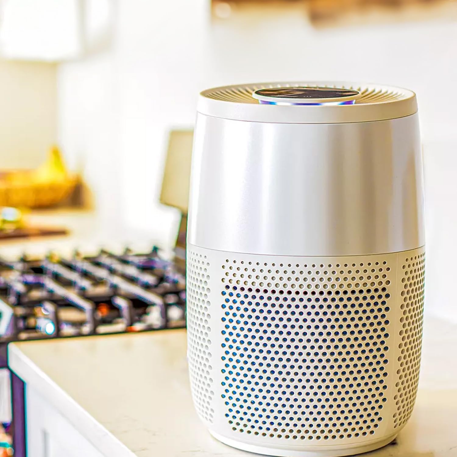 Avilia Purificatore Ionizzatore d'aria - Respira Aria Fresca e Salutare - Elimina 99,9% Batteri, Ottimo per Allergie e Inquinamento (Bianco)