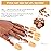 LIONVISON Practice Hand for Acrylic Nails, Flexible Nail Practice Hands Training Kits, Fake Manican Hands for Nails Practice, Movable Nail Maniquin Hand with 300PCS Nail Tips, File, Brush and Clipper