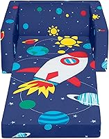 Vista 11 de Delta Children Cozee - Sofá convertible 2 en 1 de sofá a cama, cómodo sofá abierto y cama para niños