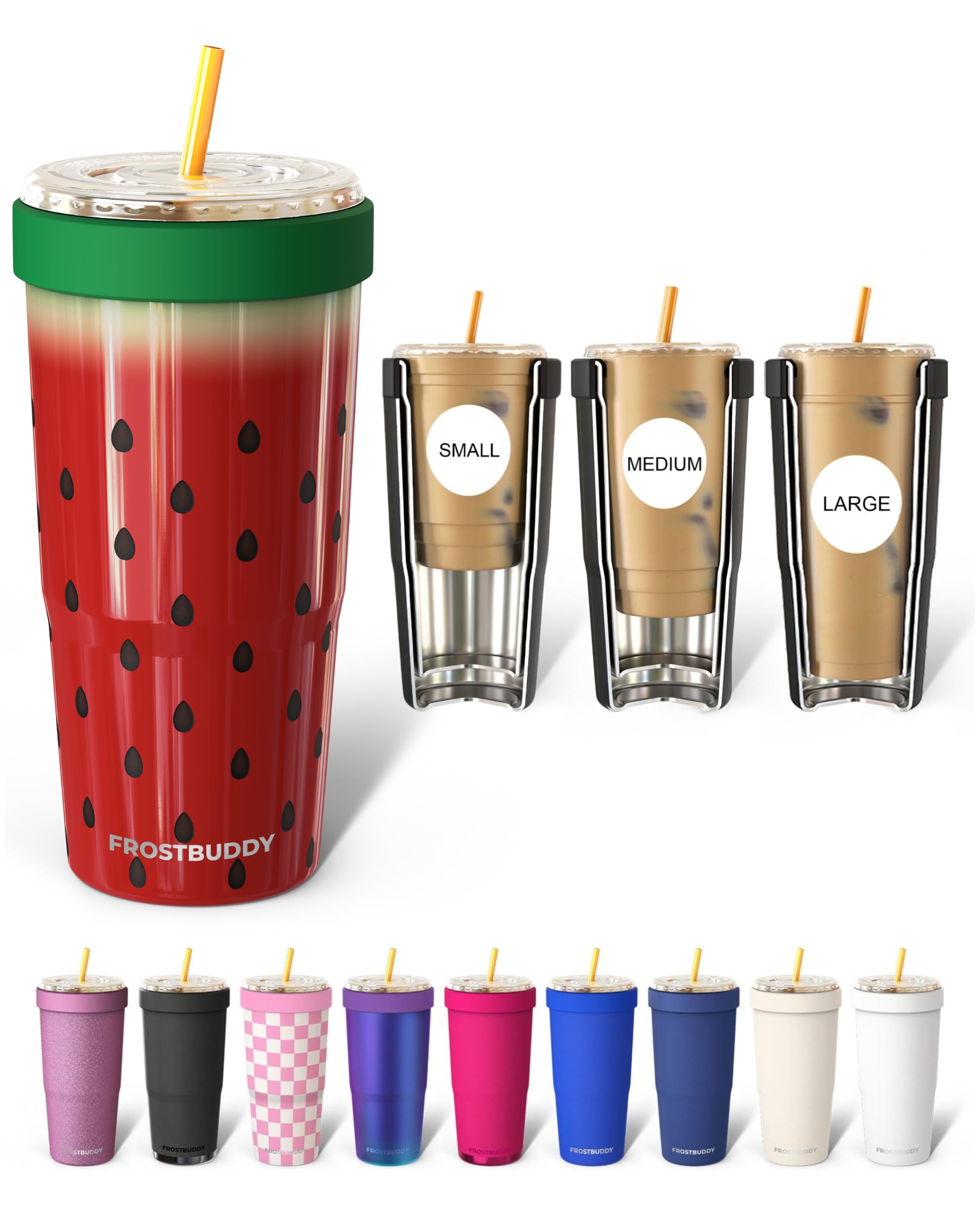 Frost Buddy Togo Buddy 30oz Tumbler - Stainless Steel (Watermelon Kiss) — image 1