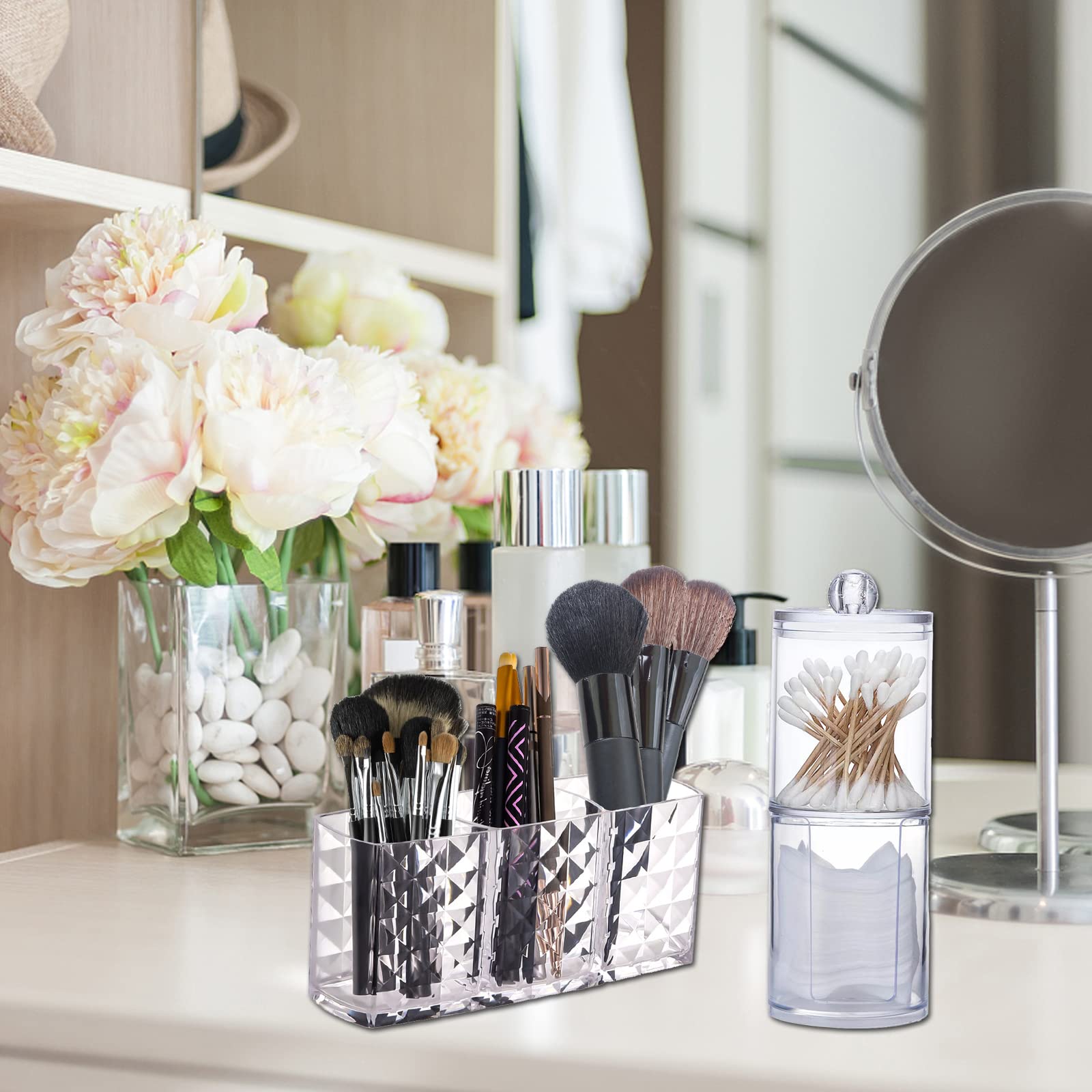 CGBE Make-up Organizer Mit Schubladen, Kosmetik Organizer Große